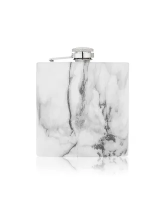 True Marble Stainless Steel Hip Flask