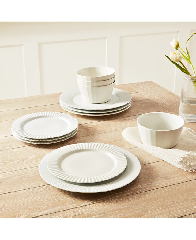 The Cellar 12 Pc. Coupe Dinnerware Set, Service for 4, Created for Macy's -  Macy's