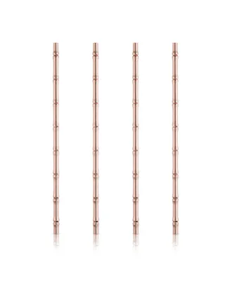Viski Bamboo Straws, Set of 4