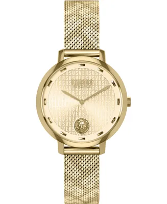 Versus by Versace Women's La Villette Gold-tone Stainless Steel Bracelet Watch 36mm