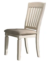 Belle Oak Slat Back Dining Chairs, Set of 2