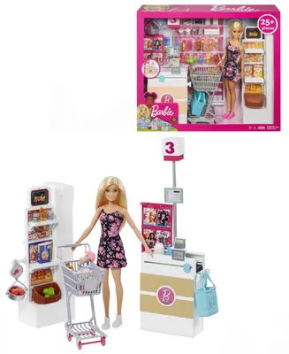 Barbie Doll & Supermarket Playset
