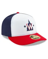 Men's White and Navy Washington Nationals Alternate 2020 Authentic Collection On-Field Low Profile Fitted Hat