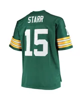 Men's Bart Starr Green Bay Packers Big and Tall 1968 Retired Player Replica Jersey