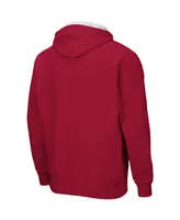 Men's Cardinal Indiana Hoosiers Big and Tall Full-Zip Hoodie