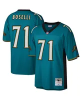 Men's Tony Boselli Teal Jacksonville Jaguars Legacy Replica Jersey