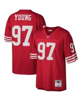 Men's Bryant Young Scarlet San Francisco 49ers 1994 Legacy Replica Jersey