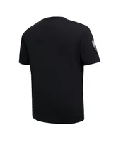 Men's Black Brooklyn Nets Chenille T-shirt