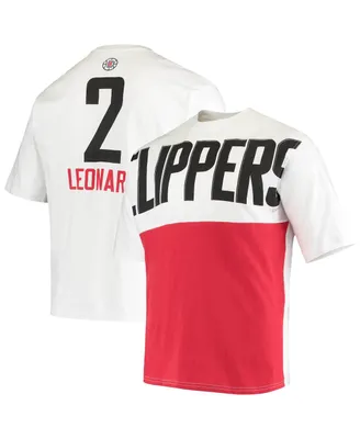 Men's Kawhi Leonard White La Clippers Yoke T-shirt