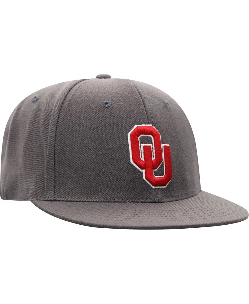 Men's Charcoal Oklahoma Sooners Team Color Fitted Hat