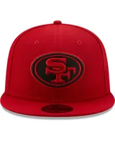 Men's Scarlet San Francisco 49ers Team Omaha 59FIFTY Fitted Hat