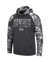 Men's Charcoal Mississippi State Bulldogs Oht Military-Inspired Appreciation Digital Camo Pullover Hoodie
