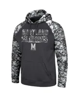 Men's Charcoal Maryland Terrapins Oht Military-Inspired Appreciation Digital Camo Pullover Hoodie