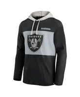 Men's Black Las Vegas Raiders Long Sleeve Hoodie T-shirt