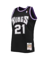 Men's Vlade Divac Black Sacramento Kings 2000-01 Team Hardwood Classics Swingman Jersey