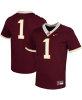 Men's Number 1 Maroon Minnesota Golden Gophers Untouchable Game Jersey