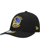 Men's Black Golden State Warriors Team Low Profile 59FIFTY Fitted Hat
