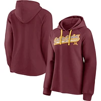 Fanatics Women's Minnesota Golden Gophers Script Raglan Pullover Hoodie