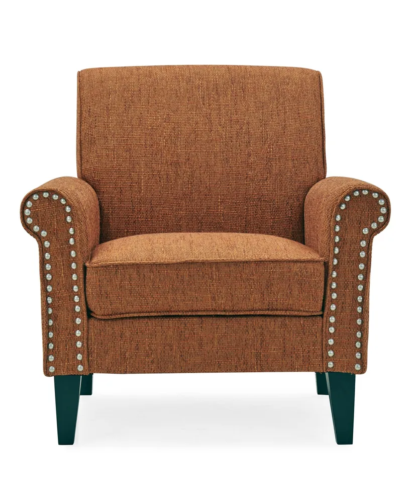 Janet Traditional Armchair with Nail Heads