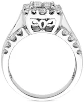 Diamond Princessa Ring (2 ct. t.w.) in 14k White Gold