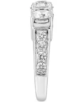 Diamond 3-Stone Ring (3 ct. t.w.) in 14k White Gold
