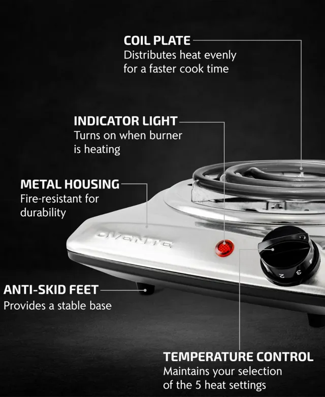 Megachef Infrared Dual Cook Top Electric Burner