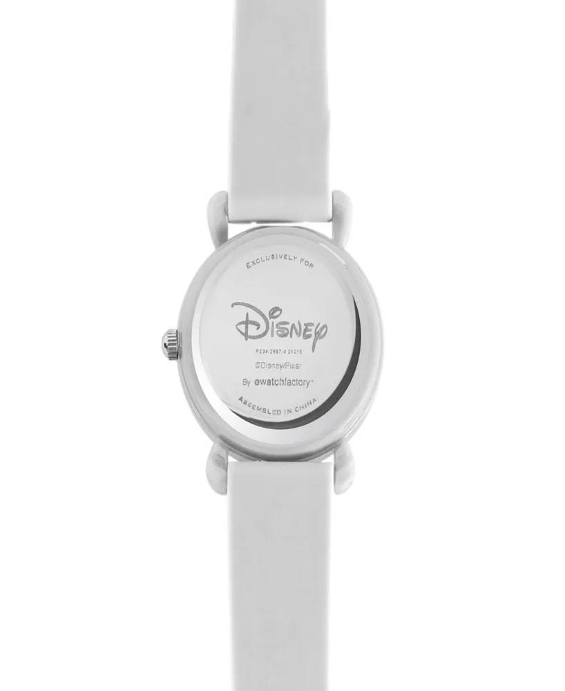 ewatchfactory Boy's Disney Wall-e's Eve White Silicone Strap Watch 32mm