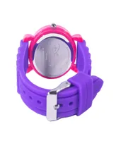 ewatchfactory Girl's Disney Encanto Purple Silicone Strap Watch 32mm