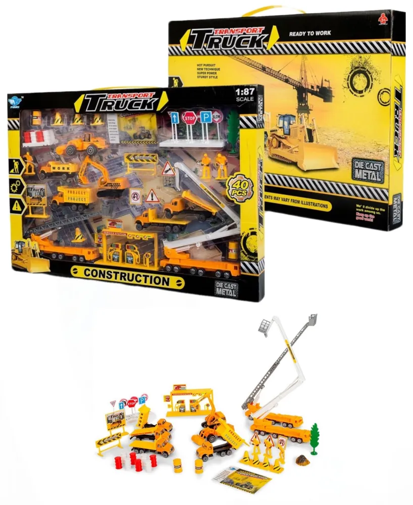 Big Daddy- Mini Construction Vehicle, 10 Pieces Set