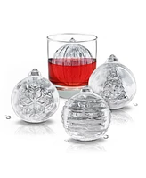 Christmas Ornament Ice Molds Set, 4 Piece