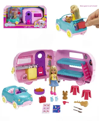 Barbie Toys, Camper Playset with Chelsea Doll, Toy Car and Accessories