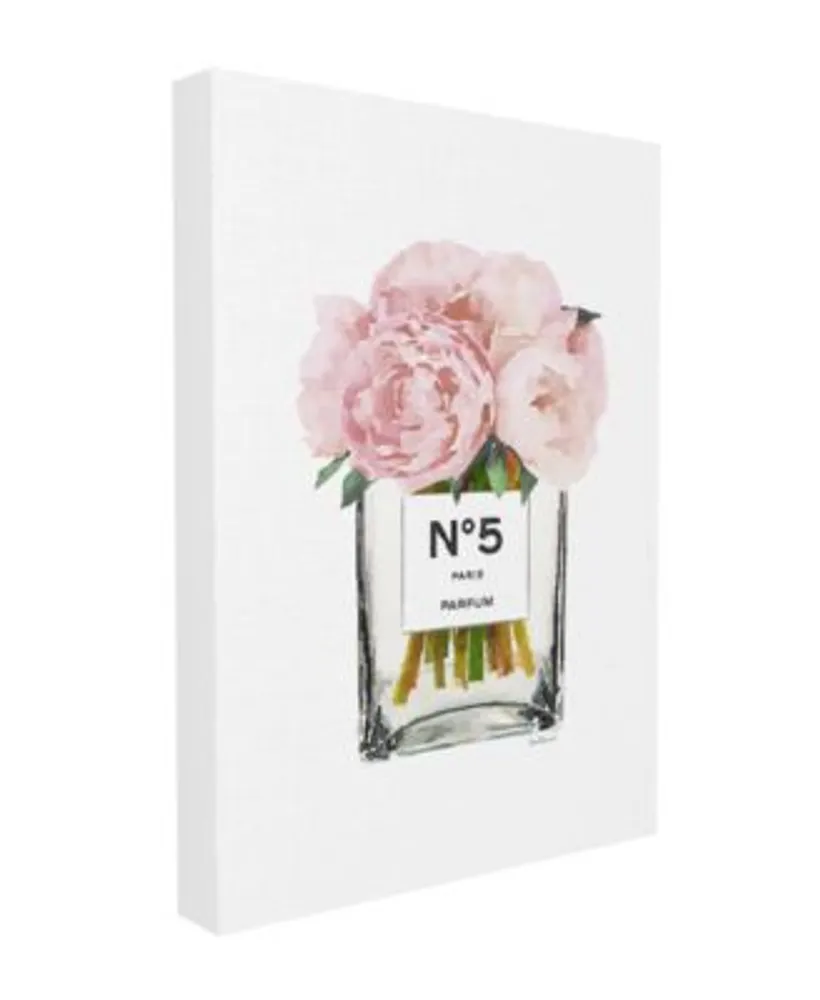 Stupell Industries Fashion Designer Makeup Bookstack White Gold Watercolor Canvas Wall Art by Amanda Greenwood