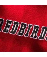 Women's Red Illinois State Redbirds Big Logo Pullover Hoodie