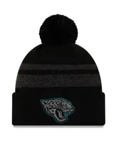 Men's Black Jacksonville Jaguars Dispatch Cuffed Knit Hat with Pom