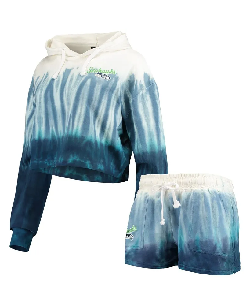 St. Louis Cardinals WEAR by Erin Andrews Women's Tie-Dye Cropped Pullover  Sweatshirt & Shorts Lounge Set - Navy