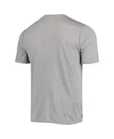 Men's Heathered Gray Tennessee Titans Combine Authentic Game On T-shirt