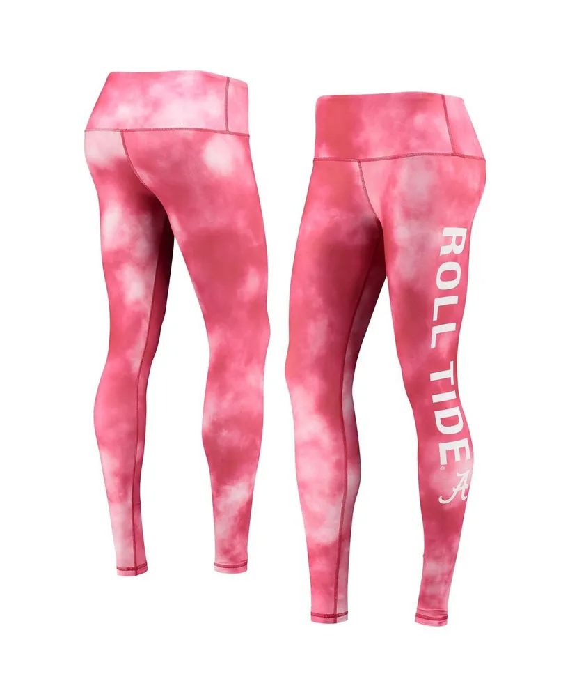 Women's Crimson Alabama Crimson Tide Cloud Dye Mist Leggings