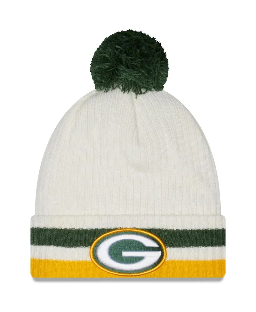 Green Bay Packers '47 Bering Cuffed Knit Hat with Pom - Green