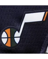 Big Boys Navy Utah Jazz 2020/21 Swingman Shorts - Icon Edition