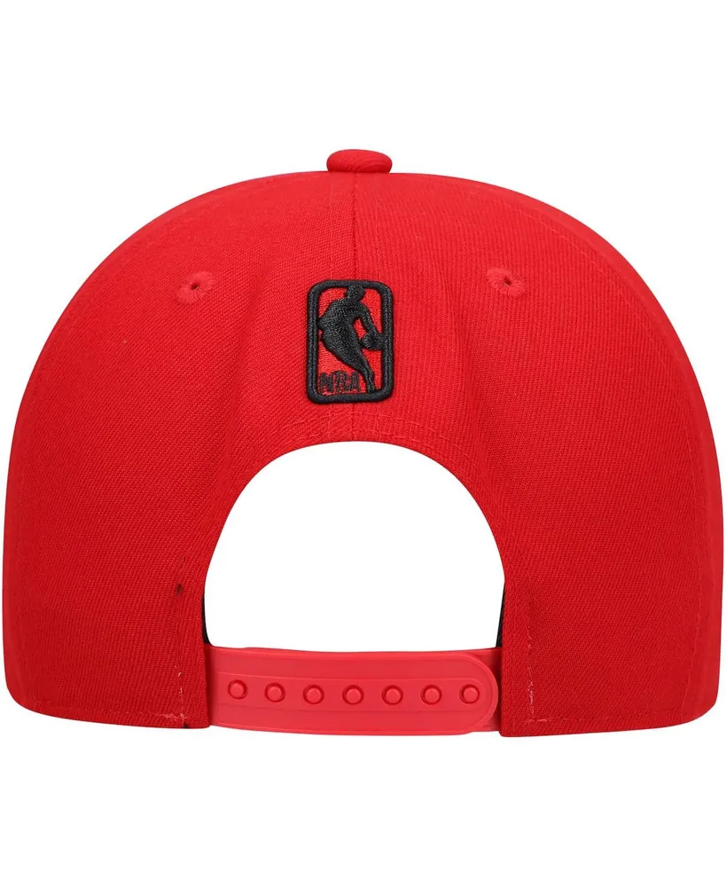 Men's Red Philadelphia 76ers Logo 9FIFTY Snapback Hat