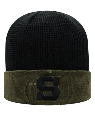 Men's Olive and Black Penn State Nittany Lions Oht Military-Inspired Appreciation Skully Cuffed Knit Hat