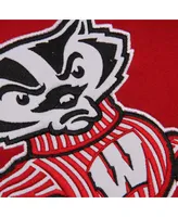 Big Boys Cardinal Wisconsin Badgers Logo Pullover Hoodie