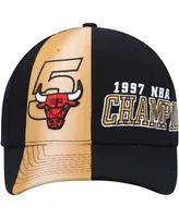 Men's Black Chicago Bulls Hardwood Classics 1997 Nba Champions Stretch Snapback Hat