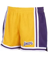 Women's Gold-Tone Los Angeles Lakers Jump Shot Shorts - Gold