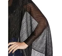 Adrianna Papell Asymmetrical-Hem Shawl