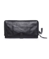 Old Trend Women's Genuine Leather Snapper Clutch