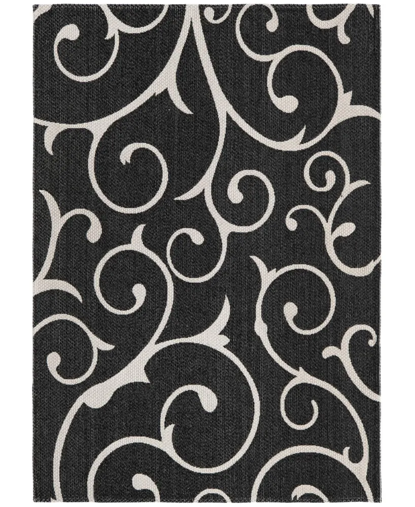 Bayshore Home Illie Scroll 5'2" x 7'5" Area Rug