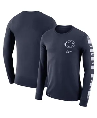 Men's Nike Navy Penn State Nittany Lions Local Mantra Performance Long Sleeve T-shirt