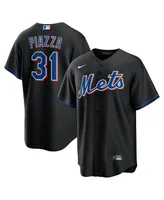 Men's Nike Mike Piazza Black New York Mets 2022 Alternate Replica Player Jersey