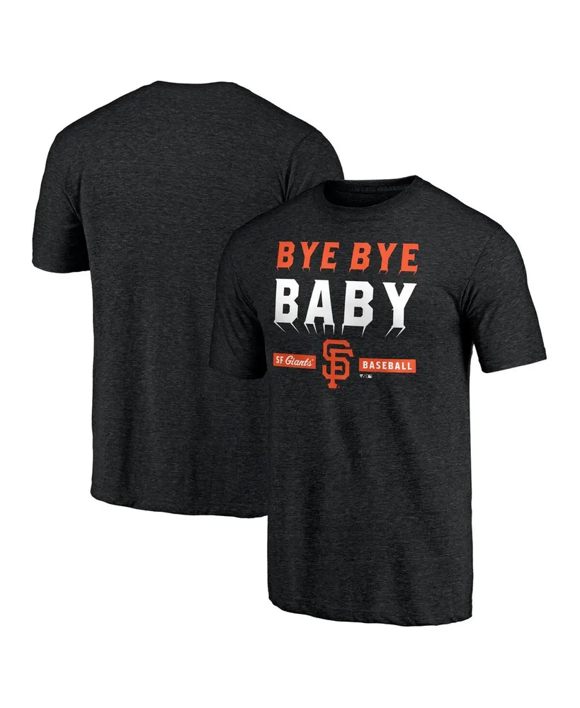 Men's Fanatics Heathered Black San Francisco Giants Hometown Collection Tri-Blend T-shirt